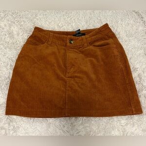 Corduroy Burnt Orange Skirt